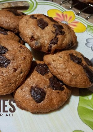 A picture of Chocolate chip cookies.