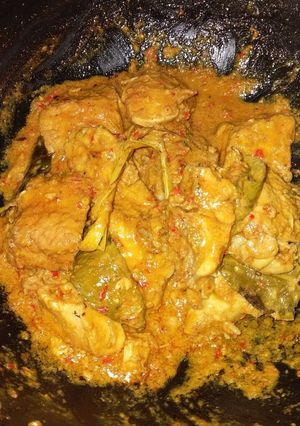 Foto resep Rendang ayam tahu