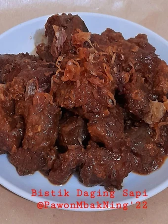 Langkah Gampang Membikin Resep Bistik daging sapi yang Lezat Anti Ribet, Lezat Sekali