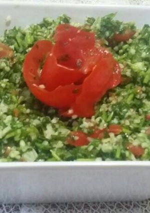 صورة لوصفة تبولة