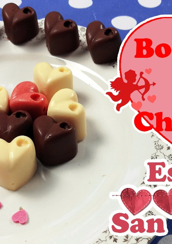 Una foto de Bombones de chocolate | Especial San Valentín