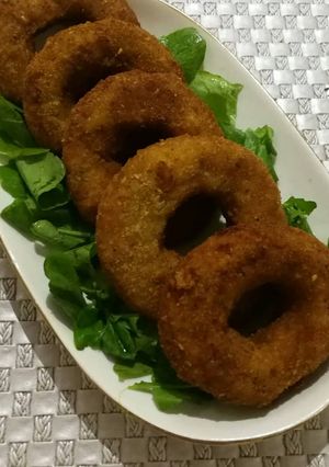 صورة لوصفة دونتس الفراخ قرمشه وطعامه مفيش بعد كده😋