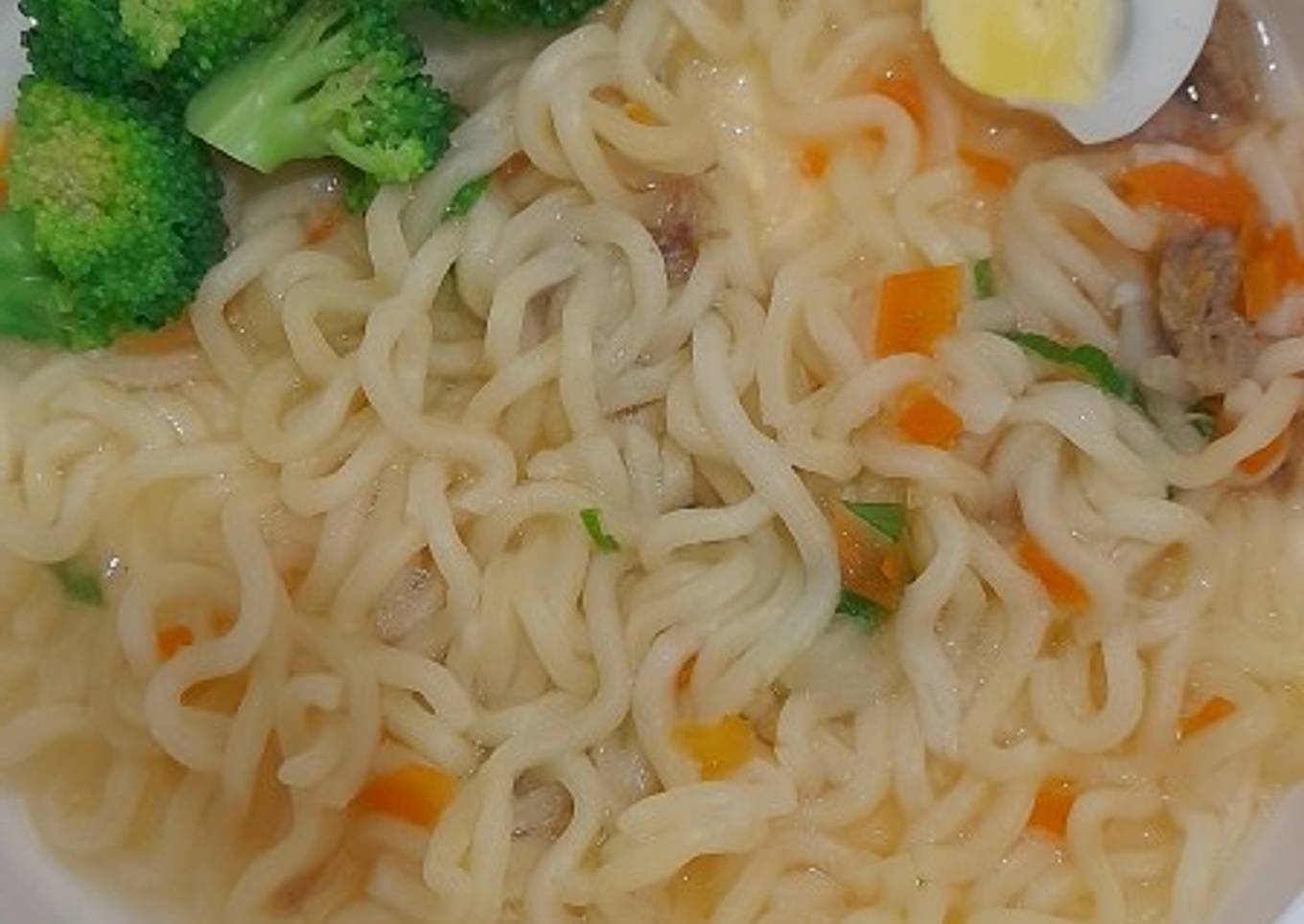 Mie telor kuah - MPASI 19m