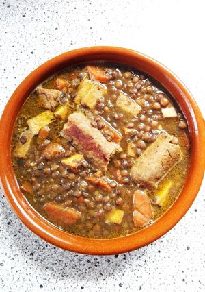 Foto principal de Lentejas veganas exprés
