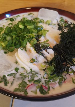 Une photo de Soupe Froide aux Crudités - Okroshka
