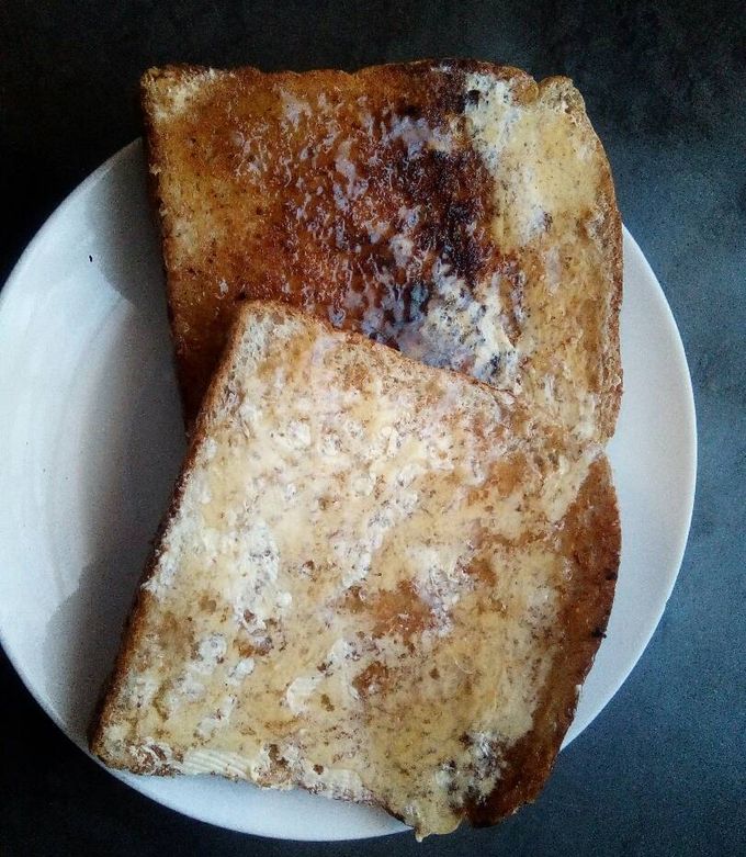 Toasted Bread With Butter And Jam Recipe by Nonkonzo Makhoba