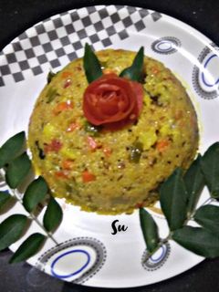 મિક્સ વેજ. દલિયા ઉપમા (Mix Veg. Daliya Upma recipe In Gujarati) રેસીપી મુખ્ય ફોટો