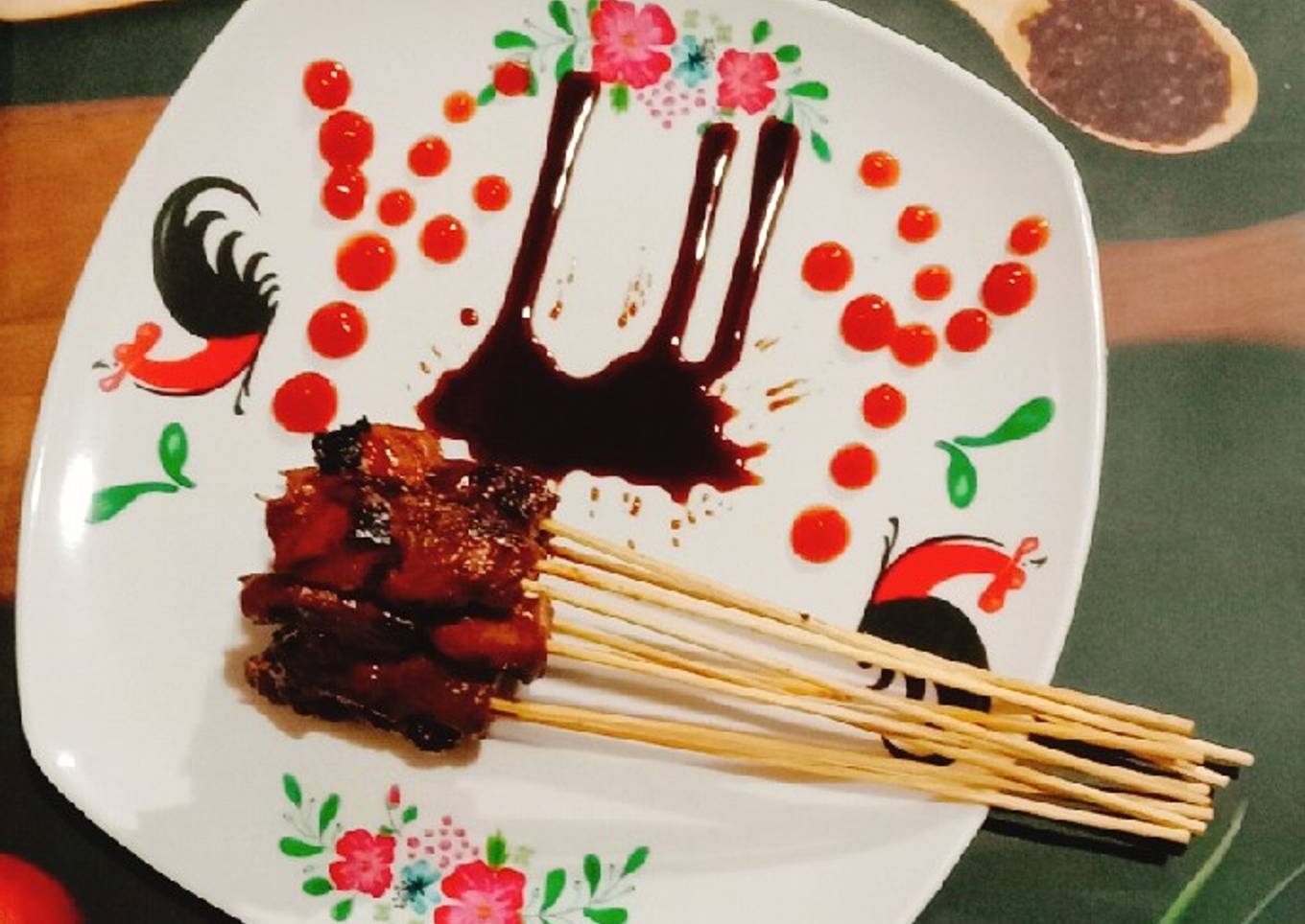 "Sate Ayam bumbu kecap"π❤️π