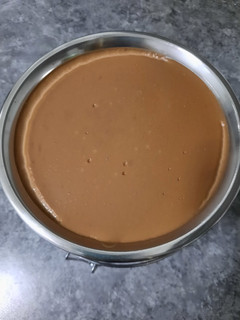 Una foto de Flan de chocolate 🍫