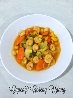 Foto resep Capcay Goreng Udang