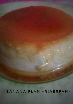 Foto resep Banana Flan (kukus)