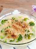Baked Broccoli & Chicken Cheese Fondue