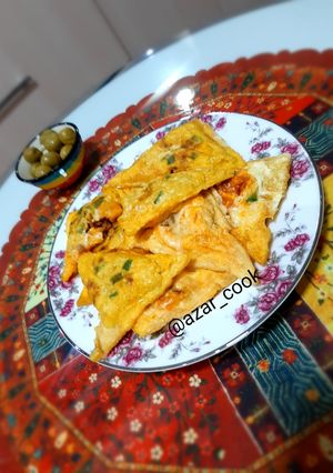عکسی از دستور اسنک تخم مرغ