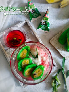 Foto resep Es Pisang Ijo