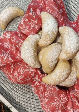 Gluténmentes gesztenyés hókifli recept fotója