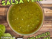 Una foto de salsa verde para chilaquiles