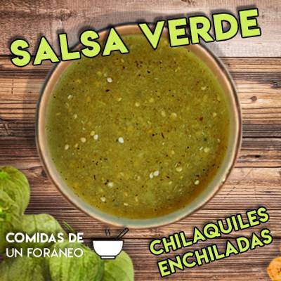 Salsa Verde para Chilaquiles o Enchiladas Receta de Comidas de un Foráneo-  Cookpad