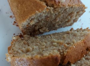 Una foto de Budín integral de banana y avena