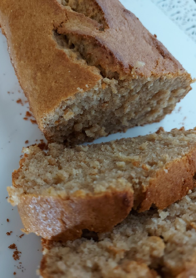 Una foto de Budín integral de banana y avena