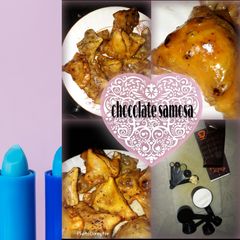 A picture of Chocolate samosa.