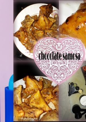 A picture of Chocolate samosa.