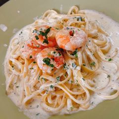 A picture of Prawn Pasta.