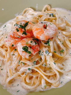 A picture of Prawn Pasta.