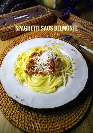 Foto resep Spaghetti Saos Delmonte Daging Sapi