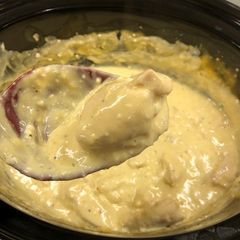 A picture of Italian Crockpot Chicken.