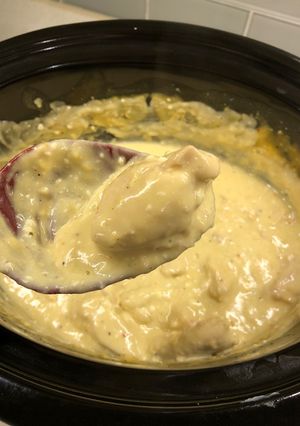 A picture of Italian Crockpot Chicken.