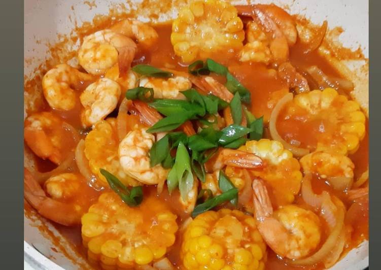 Cara Gampang Membuat Udang Saus Padang Anti Gagal