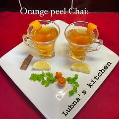 A picture of Orange Peel Chai:🫖☕️.