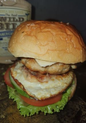 Foto resep Chicken Burger ala homemade