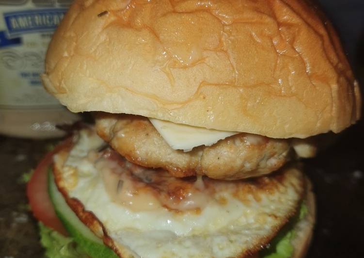 Chicken Burger ala homemade