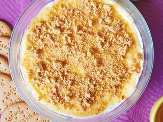 Tiramisu rápido de Limão e Cachaça