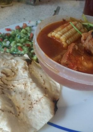 Una foto de Costillas de res con elote