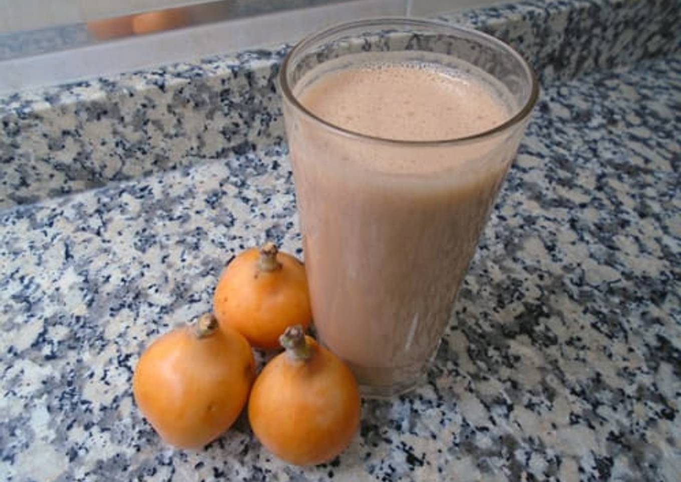 Batido de nísperos