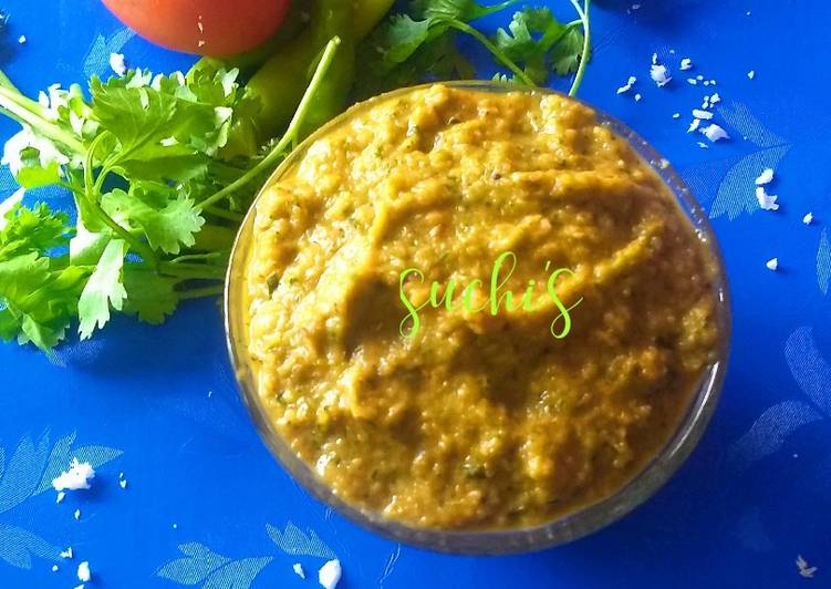 Steps to Make Any-night-of-the-week Dudhi/lauki chutney