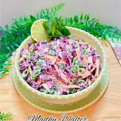 बैंगनी पत्ता गोभी कोलस्लॉ (Purple Cabbage Coleslaw)-レシピのメイン写真