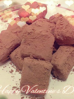【七夕情人節】手工生巧克力(超簡易版) 的食譜成品照片