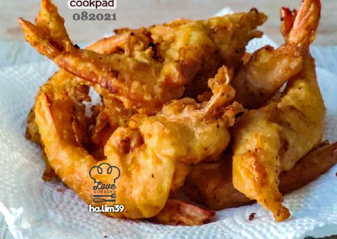 Cara Memasak Udang Goreng Tepung Mudah 3 Langkah Resepi Populer