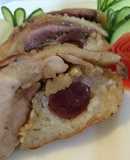 Gà cuộn xôi chiên