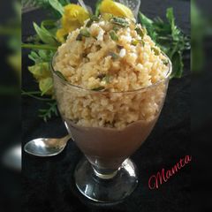 Paalkova-milk sweet with chocolate pudding A picture of Paalkova-milk sweet with chocolate pudding.