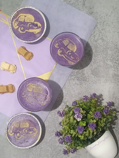 Foto resep Bubur Sumsum U Misu Cake (Ubi Ungu Tiramisu)