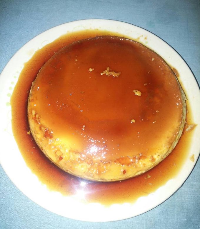 Una foto de Flan de Vainilla (Queso de Leche)