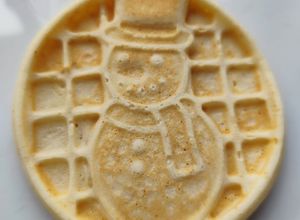 Foto de Waffle de Natal