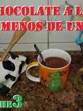 Chocolate a la taza (espesito) en menos de un minuto
