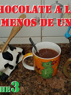 Una foto de Chocolate a la taza (espesito) en menos de un minuto