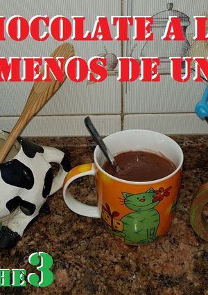 Una foto de Chocolate a la taza (espesito) en menos de un minuto