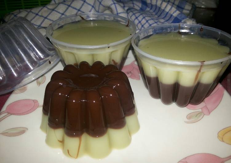 Resep Puding Chocolatos Coklat N Green Tea Oleh Ade Nora Novianti Cookpad